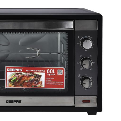 Geepas Electric Oven With Timer 55L