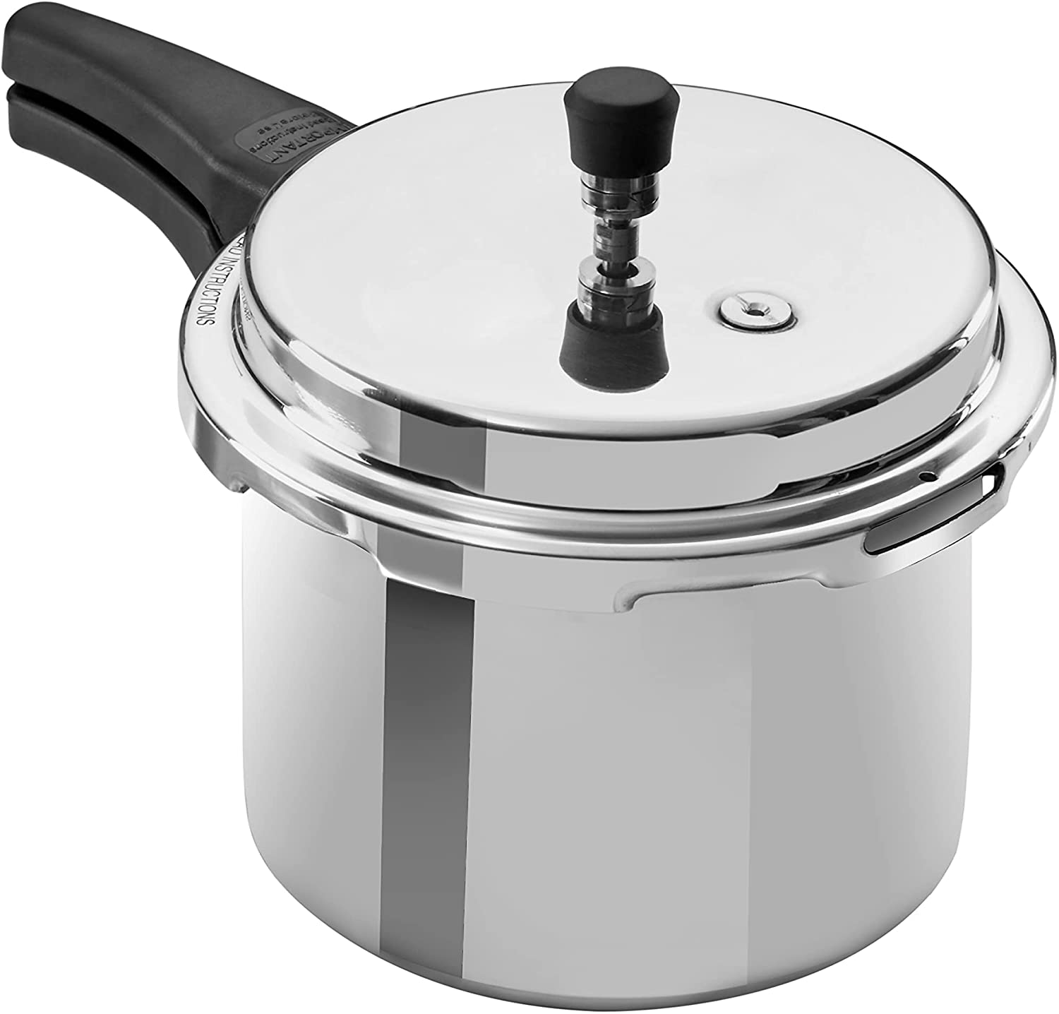 Royalford Aluminum Pressure Cooker 5 Liters Silver
