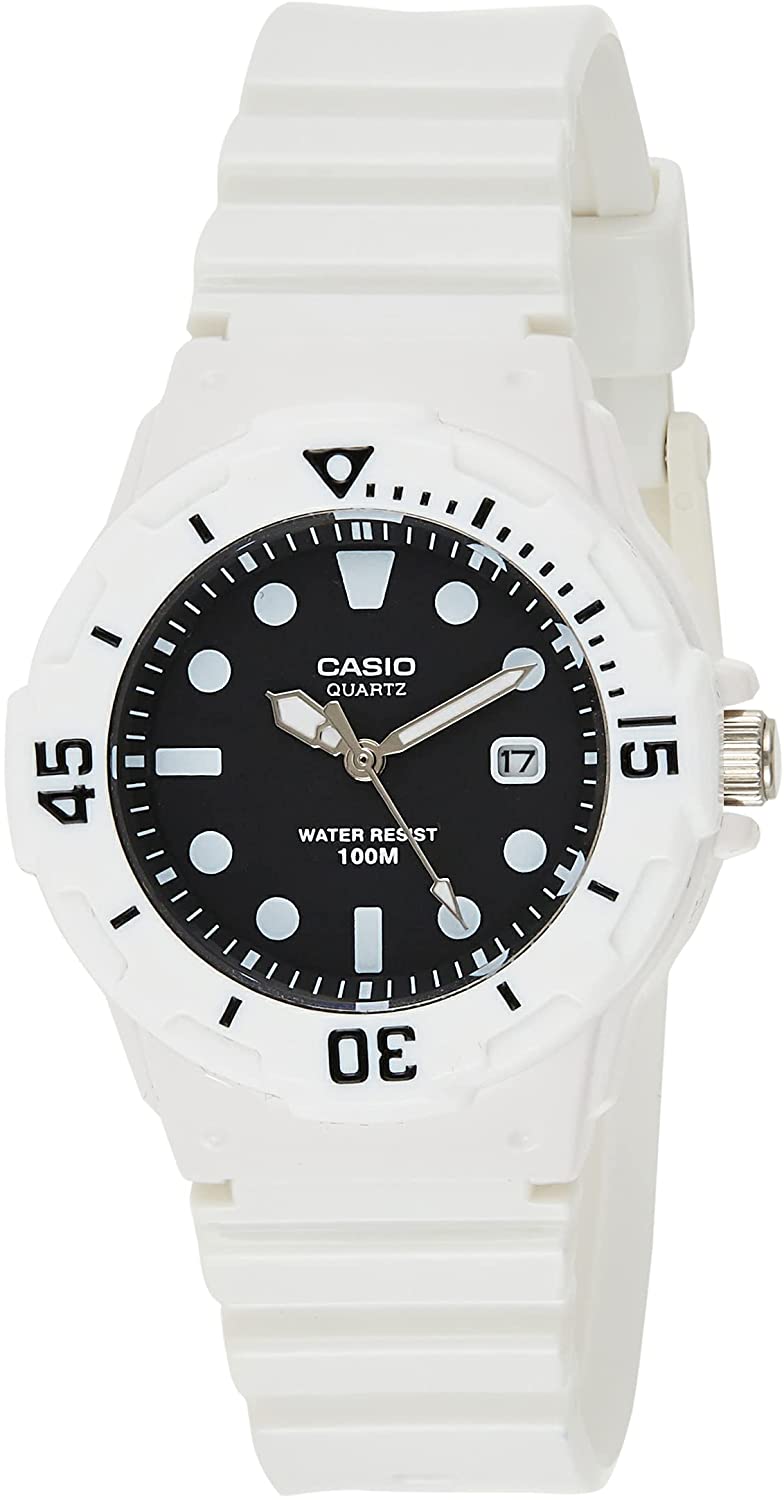 Casio Women Analog Watch LRW-200H-1EVDF | Resin | Water-Resistant | Minimal | Quartz Movement | Lifestyle| Business | Scratch-resistant | Fashionable | Halabh.com