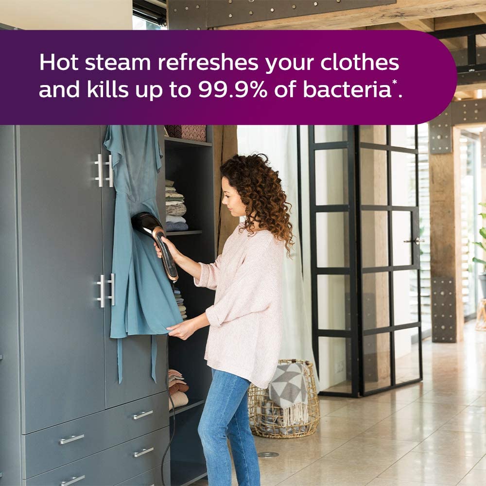 Philips Steam and Go Plus Handheld Clothes | reliable performance | lightweight | variable steam settings | safety features | stylish | even heat distribution | Halabh.com
