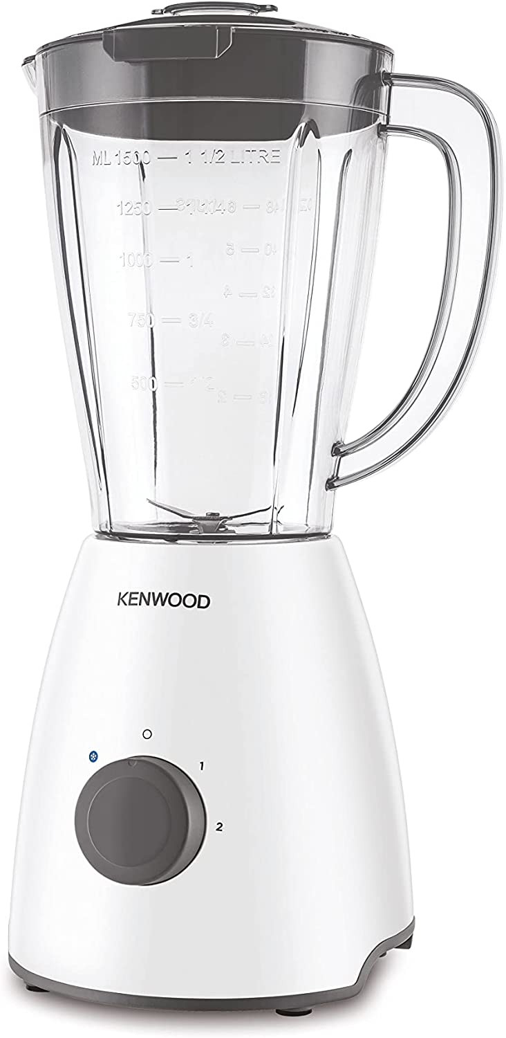 Kenwood Blender 2.0 L Jar 400 Watts 2 Blender + 2 Mill White