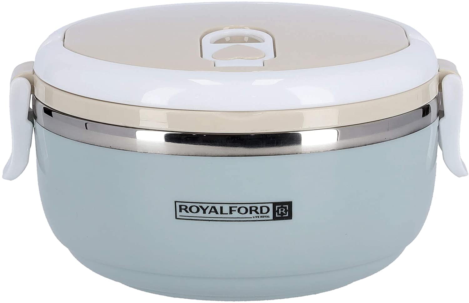 Royalford Single Layer Round Lunch Box Food Storage Container 700 ml