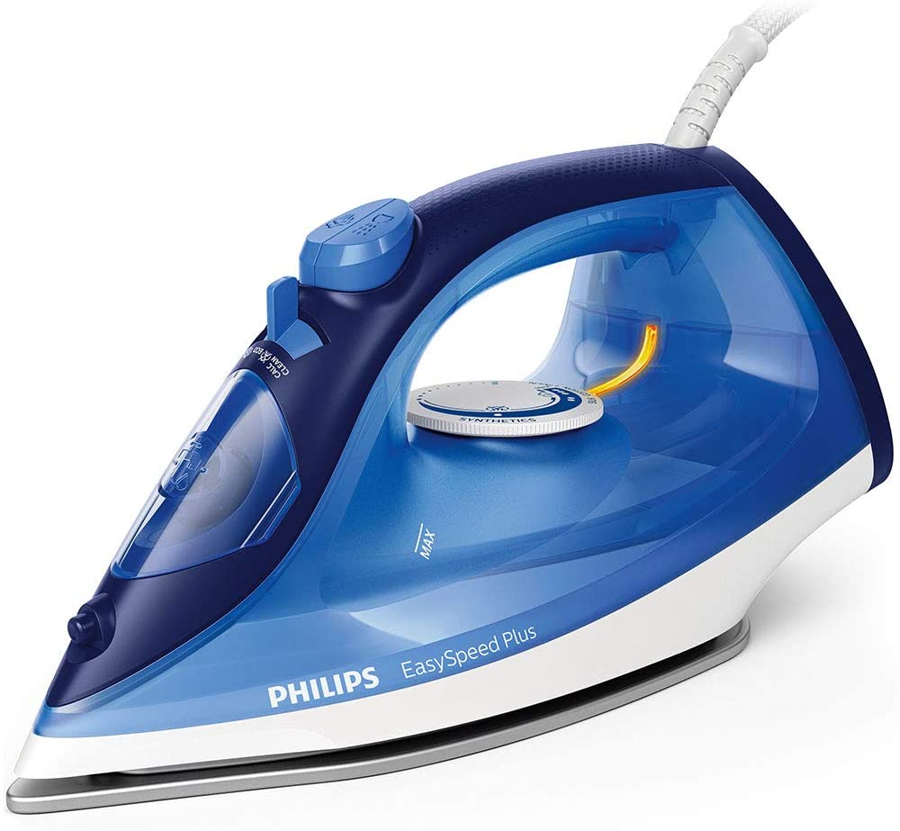 Philips Easy Speed Plus Steam Iron - GC2145 | reliable performance | lightweight | variable steam settings | safety features | stylish | even heat distribution | Halabh.com