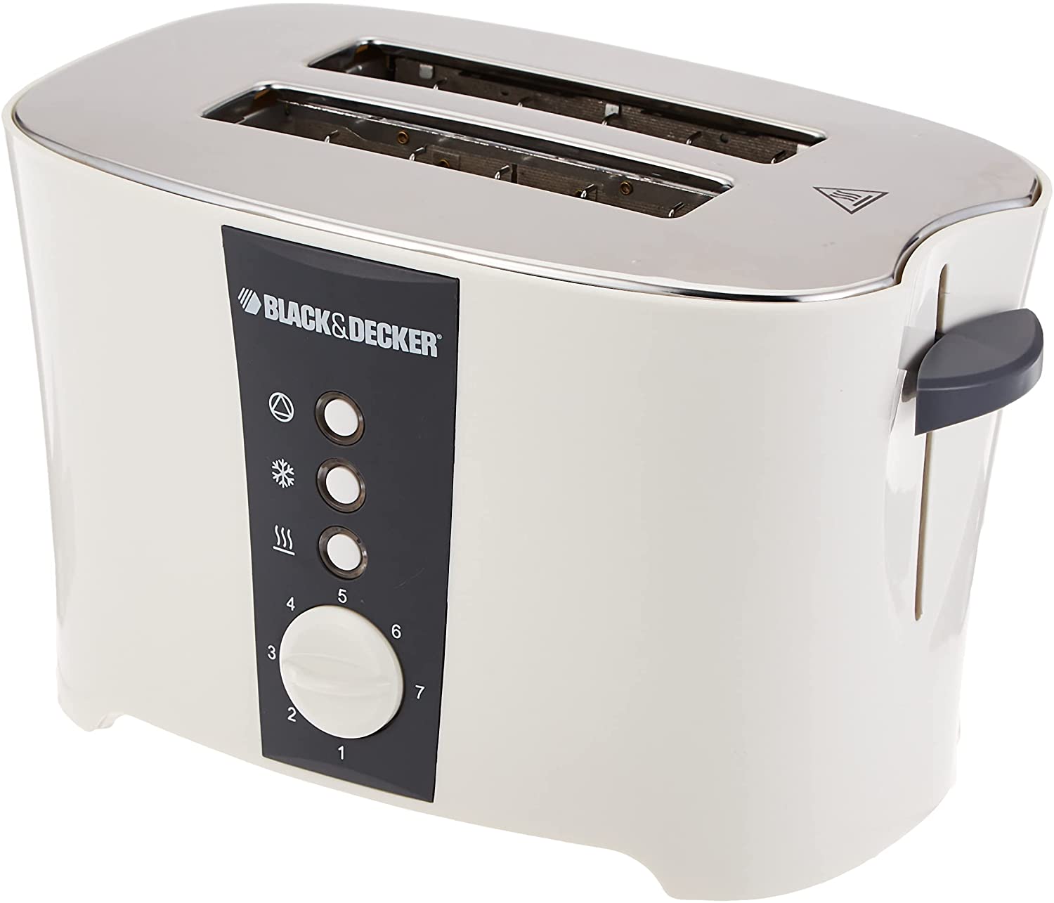 Black & Decker 800W 2 Slice Cool Touch Toaster White | Kitchen Appliance | Halabh.com