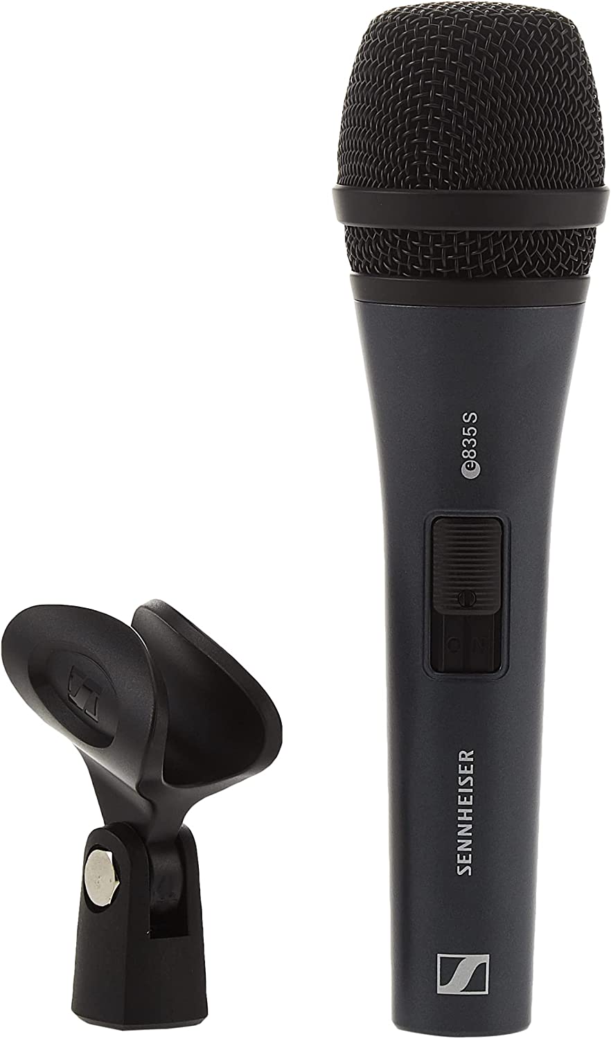 Sennheiser Professional E 835-S Dynamic Cardioid Vocal Microphone with On/Off Switch
