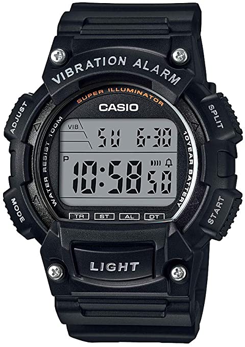 Casio Men's Digital Watch W-736H-1AVDF | Resin | Water-Resistant | Minimal | Quartz Movement | Lifestyle| Business | Scratch-resistant | Fashionable | Halabh.com