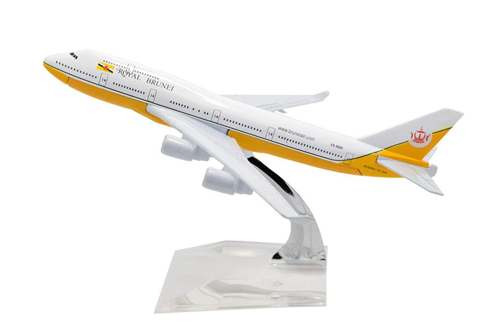 1:400 16cm Boeing B747 Royal Brunei Airlines Metal Airplane Model Plane Toy