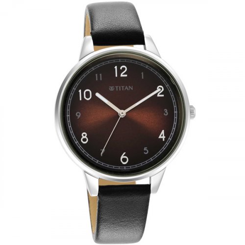 Titan Brown Dial Watch For Ladies