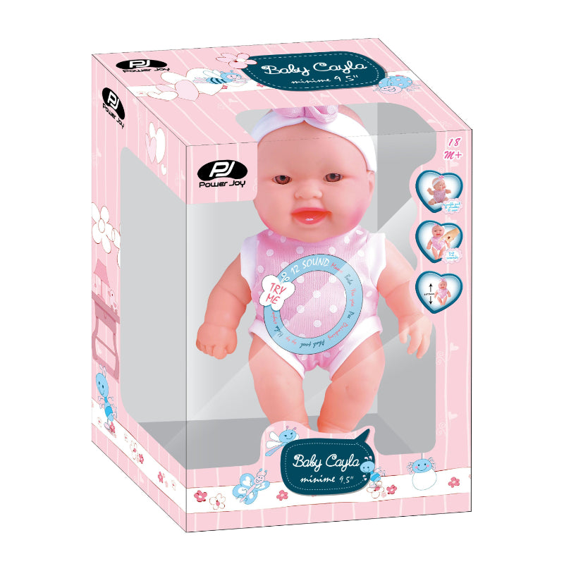 Power Joy Baby Cayla Doll Minimum 23.75 Cm