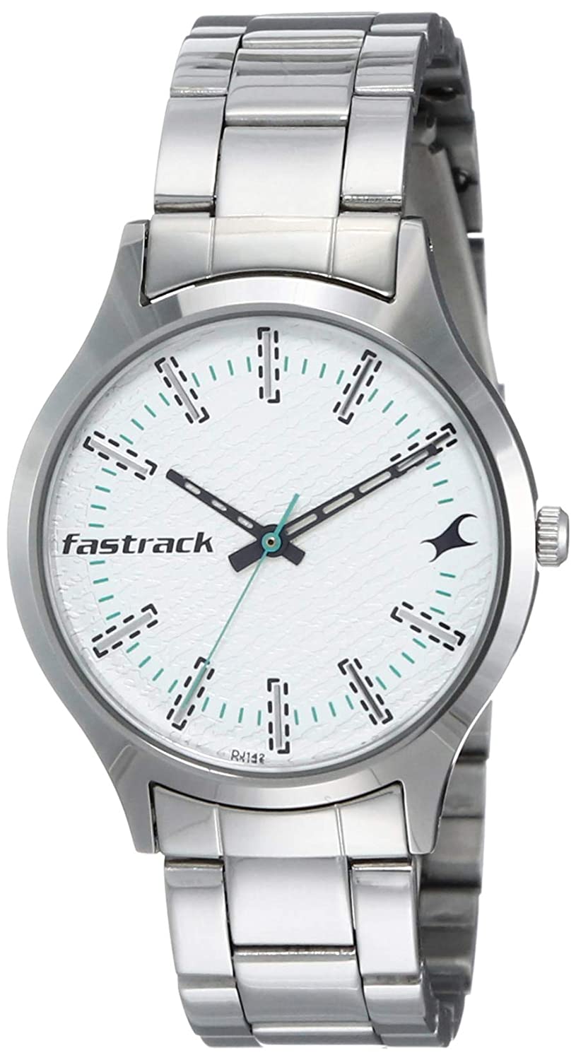 Fastrack Denim Analog Women Watch 6180SM01 | Stainless Steel | Mesh Strap | Water-Resistant | Minimal | Quartz Movement | Lifestyle | Business | Scratch-resistant | Fashionable | Halabh.com