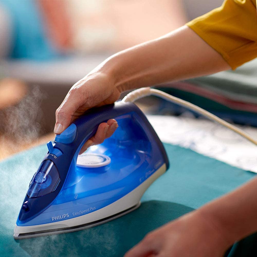 Philips Easy Speed Plus Steam Iron - GC2145 | reliable performance | lightweight | variable steam settings | safety features | stylish | even heat distribution | Halabh.com