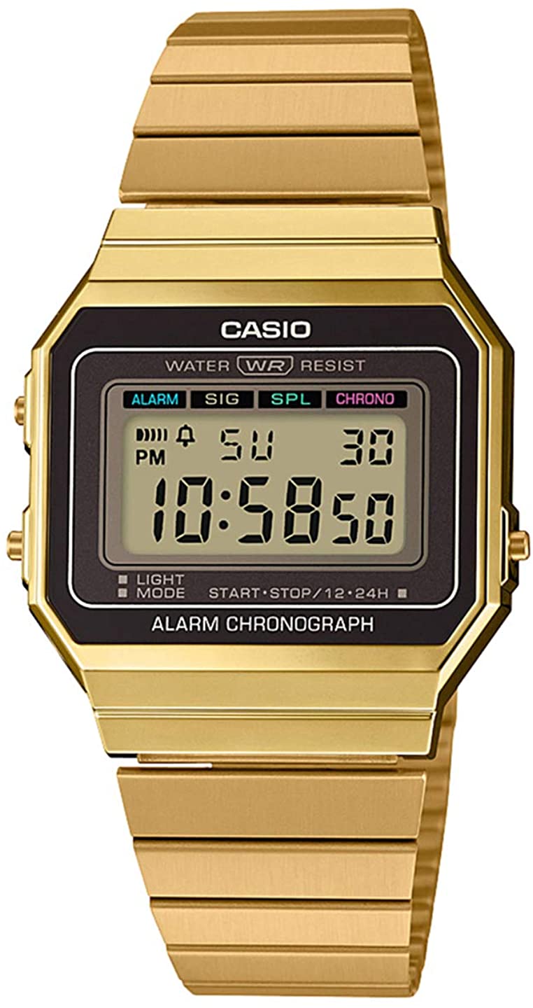 Casio Youth Fashion Watch A700WG-9ADF | Stainless Steel | Mesh Strap | Water-Resistant | Minimal | Quartz Movement | Lifestyle | Business | Scratch-resistant | Fashionable | Halabh.com