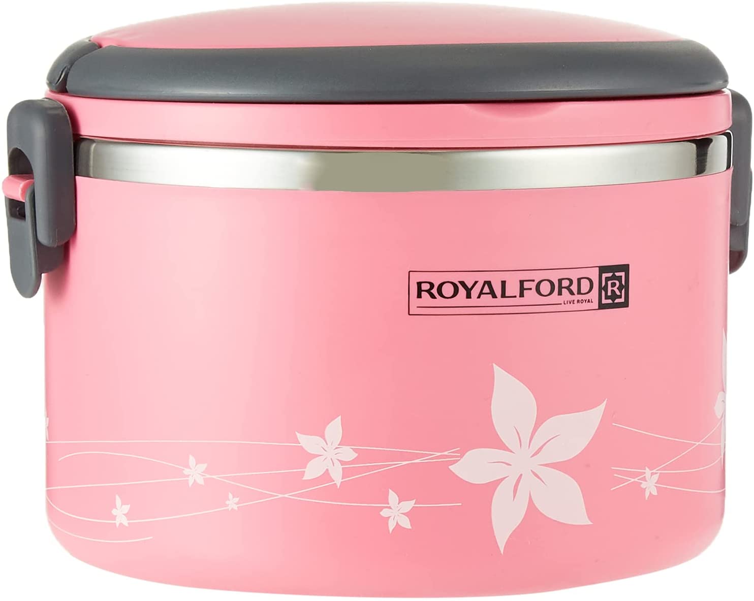 Royalford RF5651 Stainless Steel Lunch Box 1 L