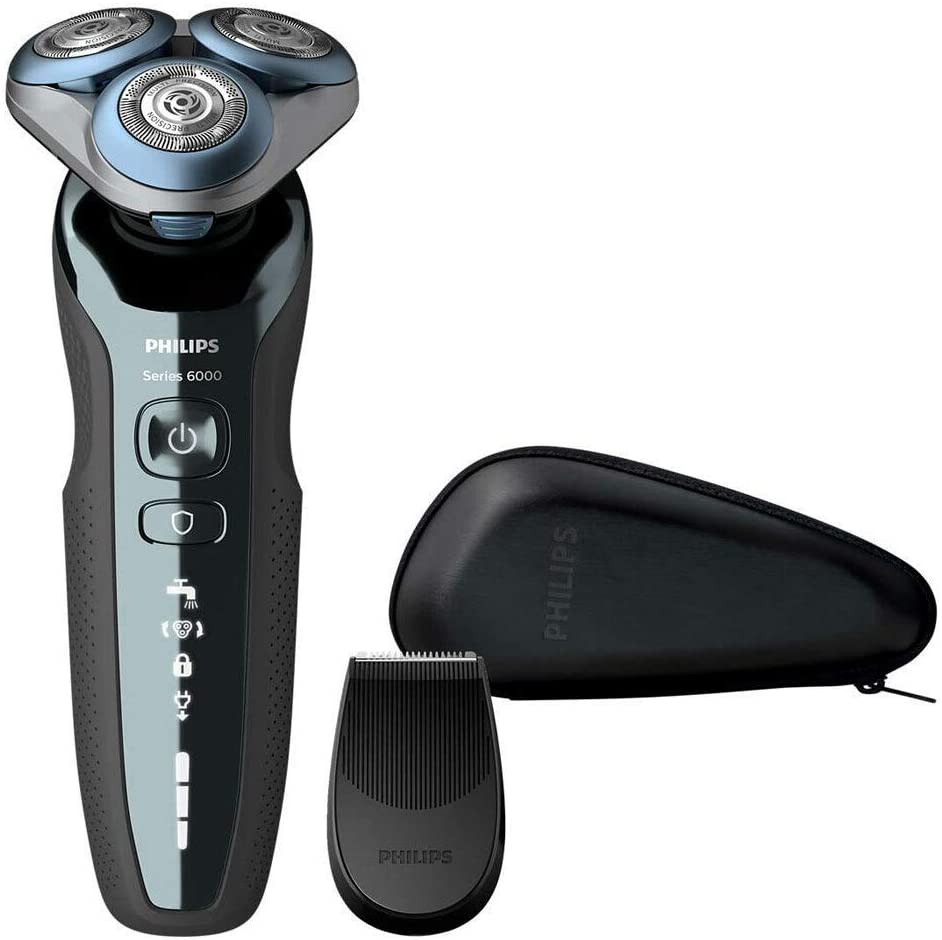 PHILIPS S6630, Series 6000 Wet And Dry Electric Shaver, Black