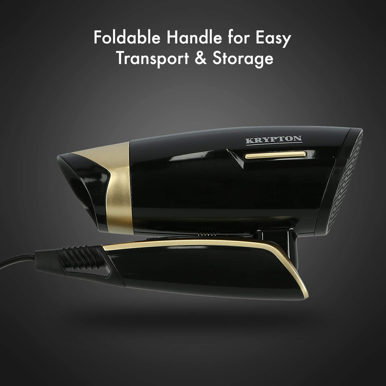 Krypton 1200 Watts Hair Dryer Black - Best Personal Care Accessories