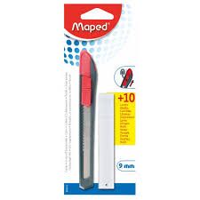 Maped Cutter 9mm Plastic+Blade Bls MD-092213