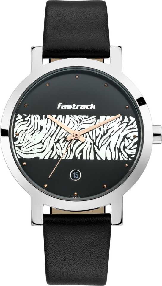 Fastrack Animal Print Women's Watch 6222SL04 | Leather Band | Water-Resistant | Quartz Movement | Classic Style | Fashionable | Durable | Affordable | Halabh.com