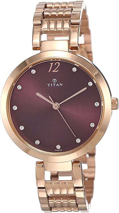 Titan Sparkle Analog Women's Watch 2480WM02 | Stainless Steel | Mesh Strap | Water-Resistant | Minimal | Quartz Movement | Lifestyle | Business | Scratch-resistant | Fashionable | Halabh.com