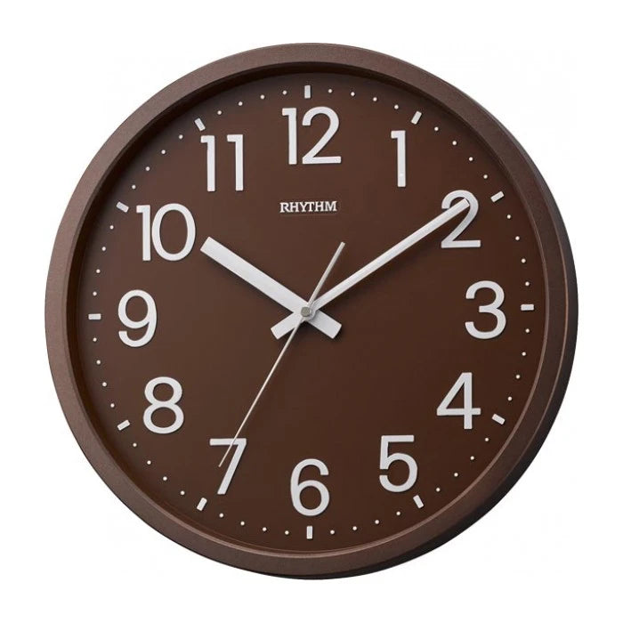 Rhythm Wall Clock Brown 4KGA06SR06 | stylish watch | accurate timekeeping | wall clock | round clock | Casio watch | wall watch | home décor | timepiece | Halabh.com