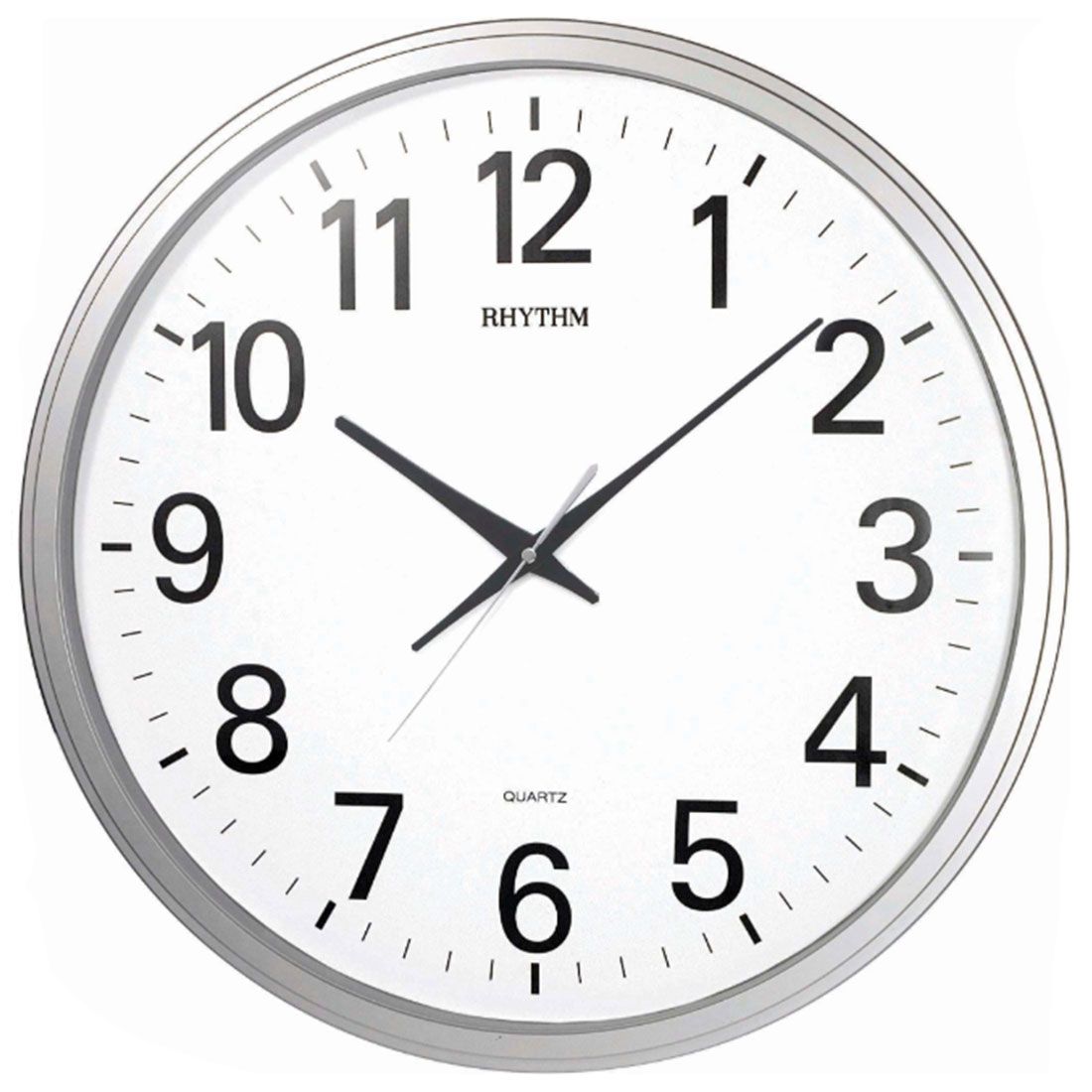 Rhythm Jumbo Wall Clock White