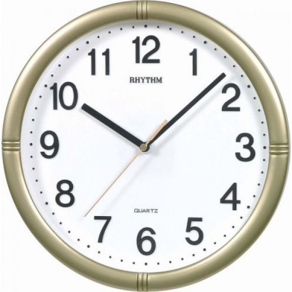 Rhythm Wall Clock CMG434BR18 | stylish watch | accurate timekeeping | wall clock | round clock | Casio watch | wall watch | home décor | timepiece | Halabh.com
