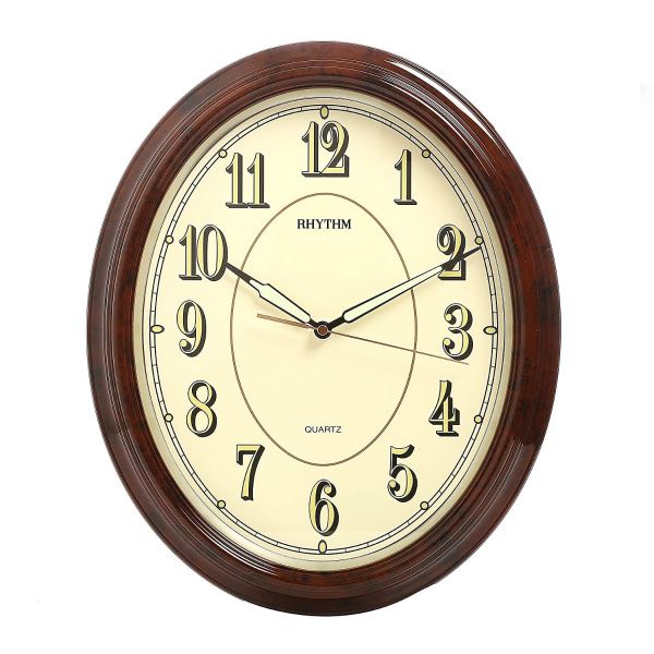 Rhythm Wall Clock CMG712NR06 | stylish watch | accurate timekeeping | wall clock | round clock | Casio watch | wall watch | home décor | timepiece | Halabh.com