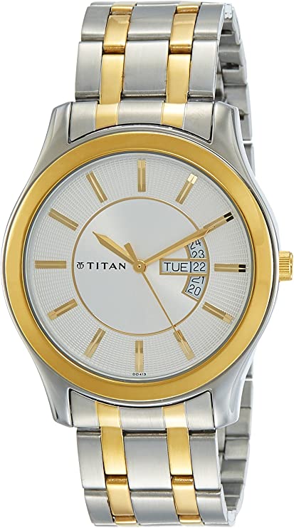 Titan Regalia Analog Men's Watch 1627BM01 | Stainless Steel | Mesh Strap | Water-Resistant | Minimal | Quartz Movement | Lifestyle | Business | Scratch-resistant | Fashionable | Halabh.com