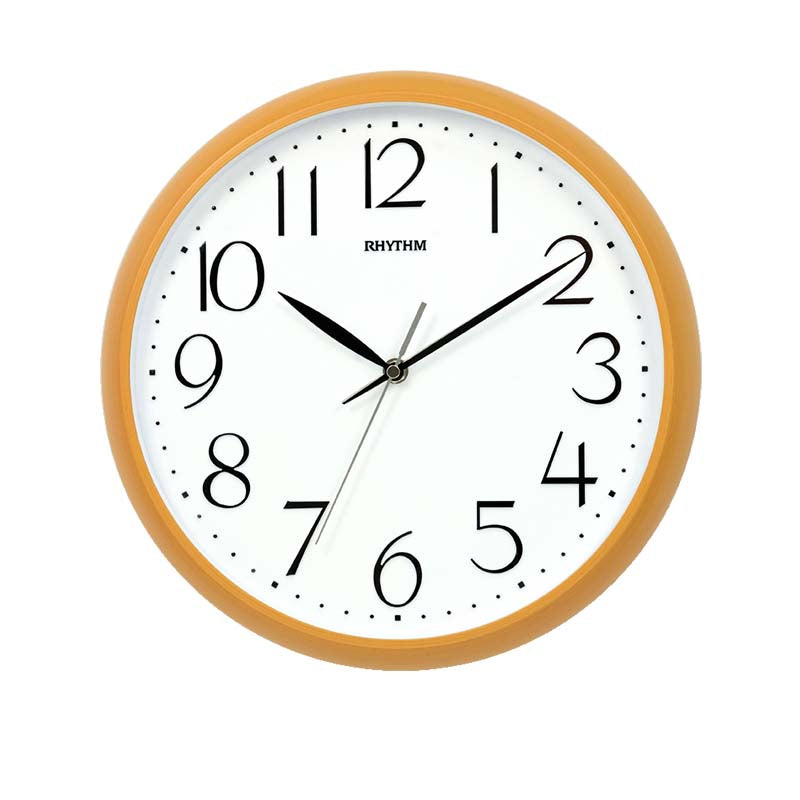 Rhythm Wall Clock Brown CMG578NR07 | stylish watch | accurate timekeeping | wall clock | round clock | Casio watch | wall watch | home décor | timepiece | Halabh.com