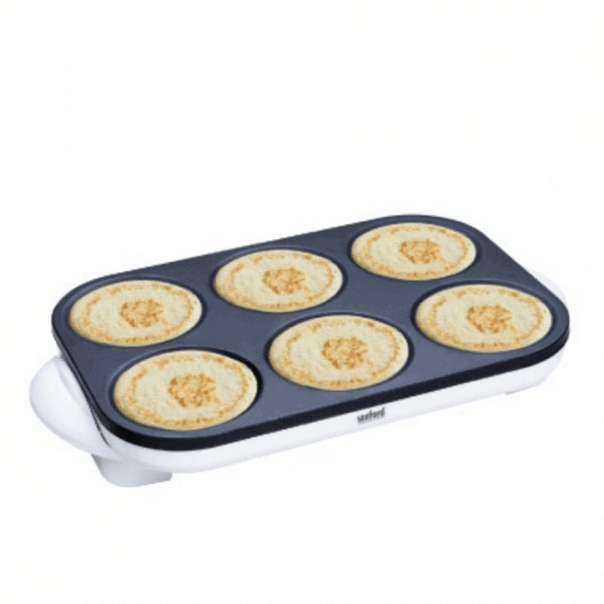 Sanford Crepe Maker 6 Pcs 1000W White