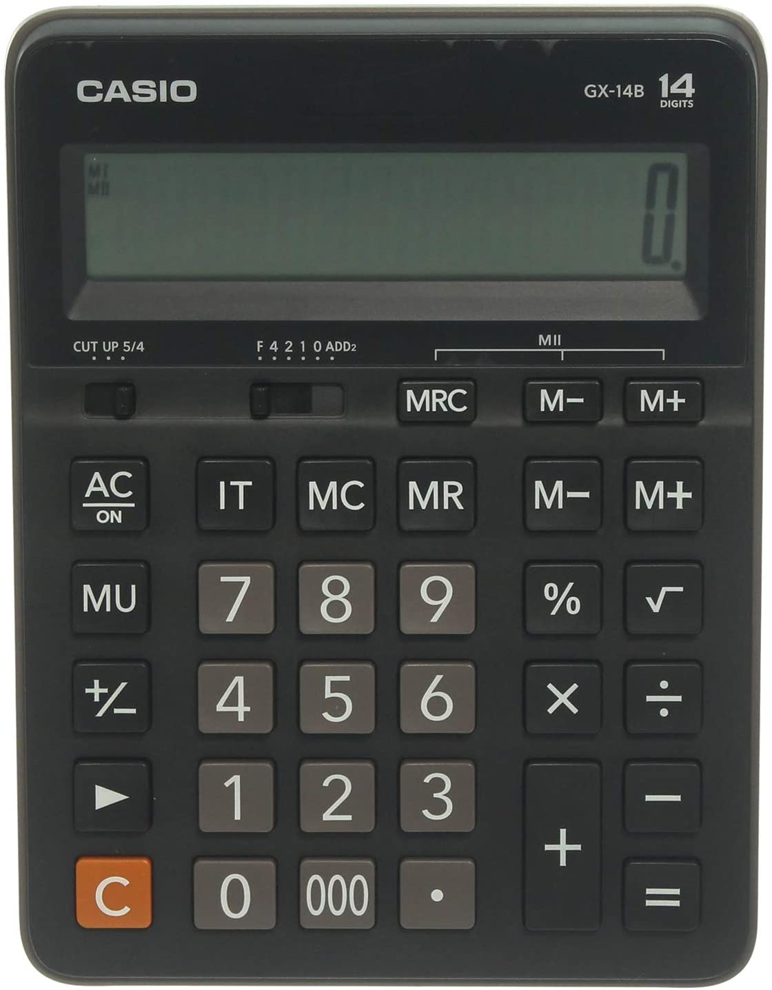 Casio Calculator 14 Digits Black