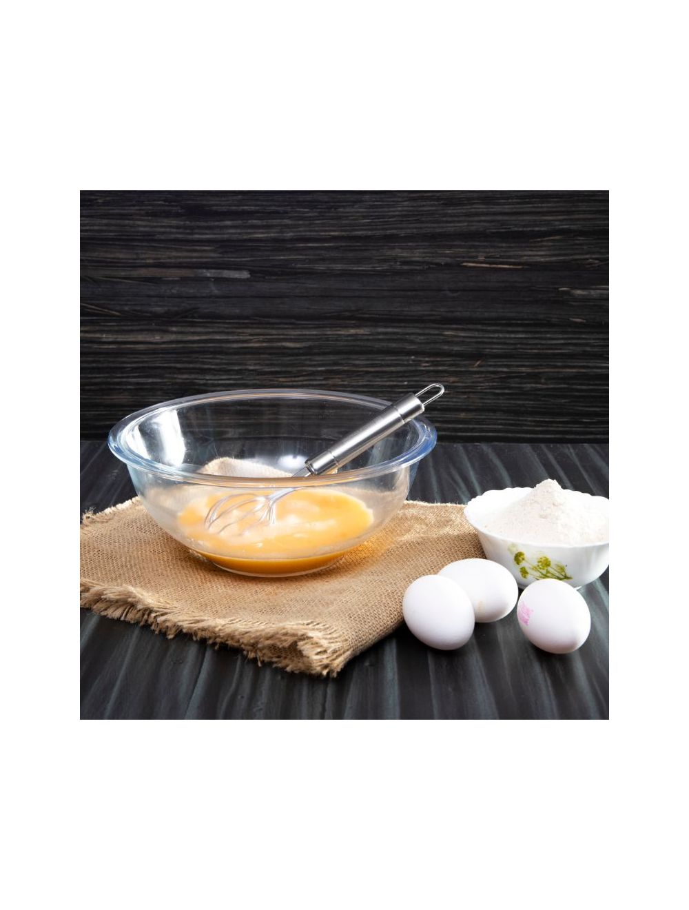 Royalford Stainless Steel Whisk with Stainless Steel Handle Silver