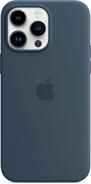 Apple iPhone 14 Pro Max Silicone Case with MagSafe Storm Blue
