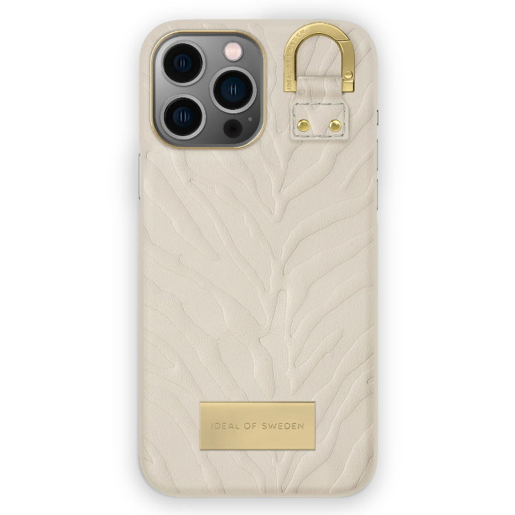 iDeal Of Sweden Atelier Back Cover Plastic Ecru Zebra iPhone 12 / 12 Pro