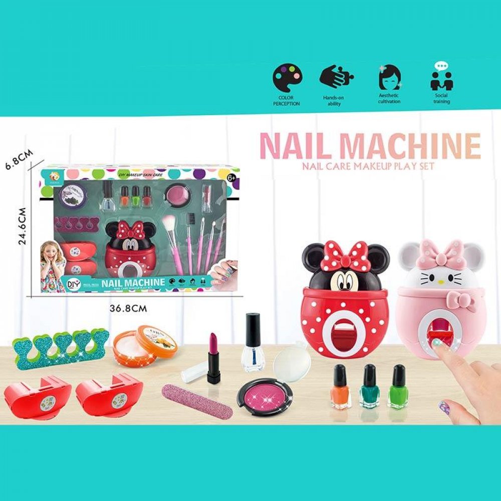 Cosmetics Manicure Minnie Hello Kitty Toy - HZ003
