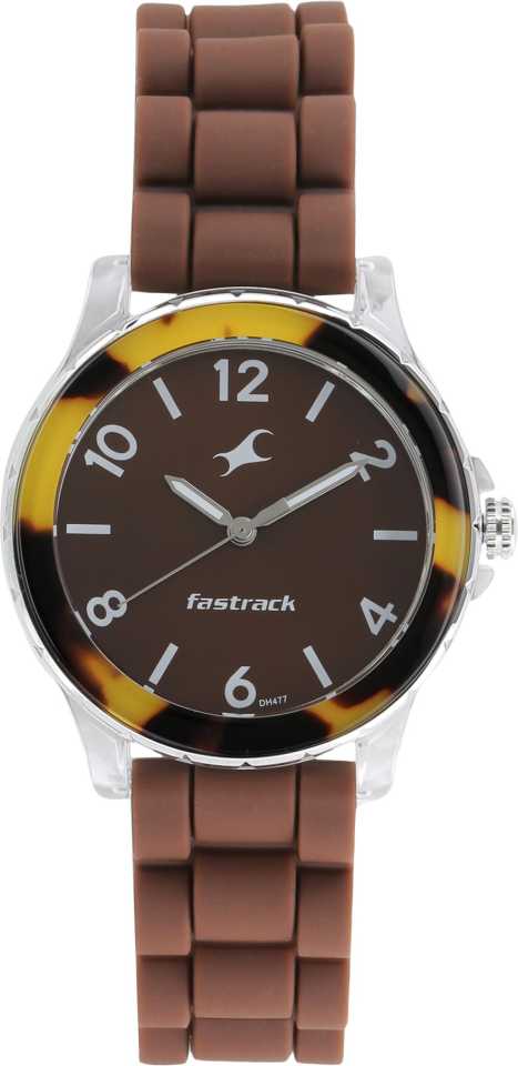 Fastrack Trendies Women's Watch 68009PP08 | Resin | Water-Resistant | Minimal | Quartz Movement | Lifestyle| Business | Scratch-resistant | Fashionable | Halabh.com
