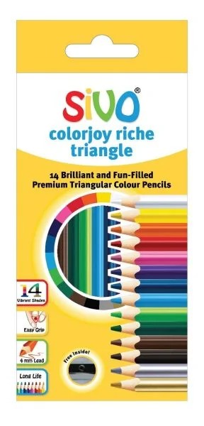 Sivo 14PCS Full Size Colorjoy Riche Color Pencils
