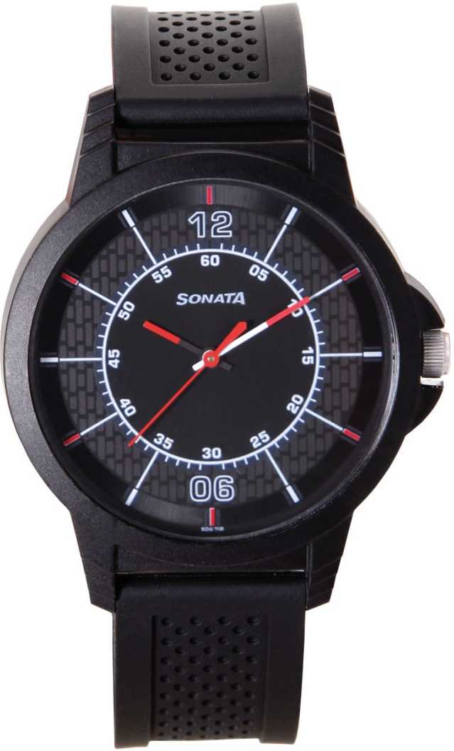 Sonata Analog Silver Dial Men's Watch 7119PP03 | Resin | Water-Resistant | Minimal | Quartz Movement | Lifestyle| Business | Scratch-resistant | Fashionable | Halabh.com
