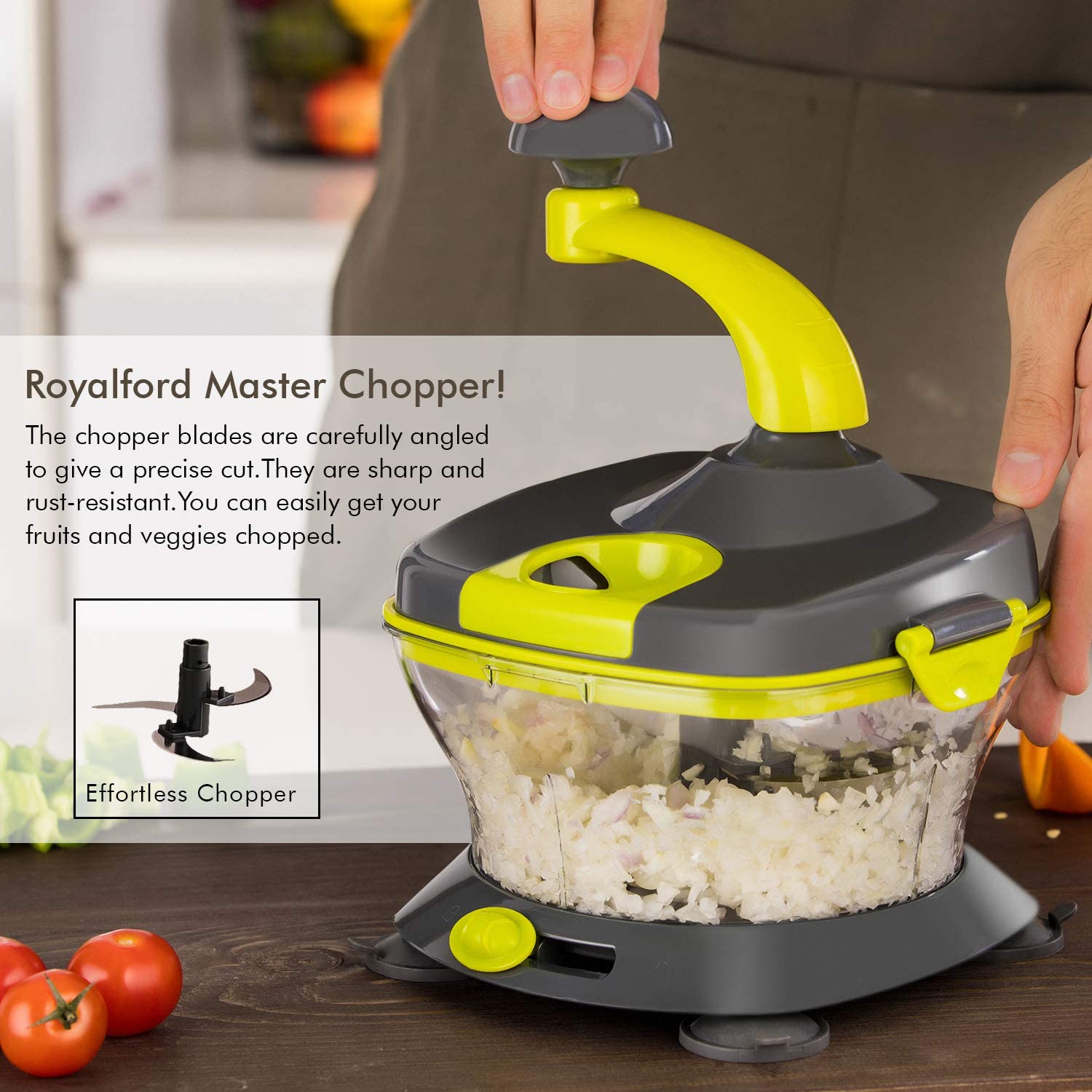 Shop Royalford BPA Free Multi Hand Food Chopper | Manual Chopper | Halabh
