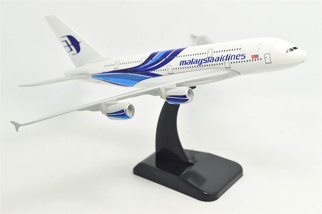 1:400 Standard Edition Air Bus A380 Malaysia Airlines Metal Airplane Model Plane Toy