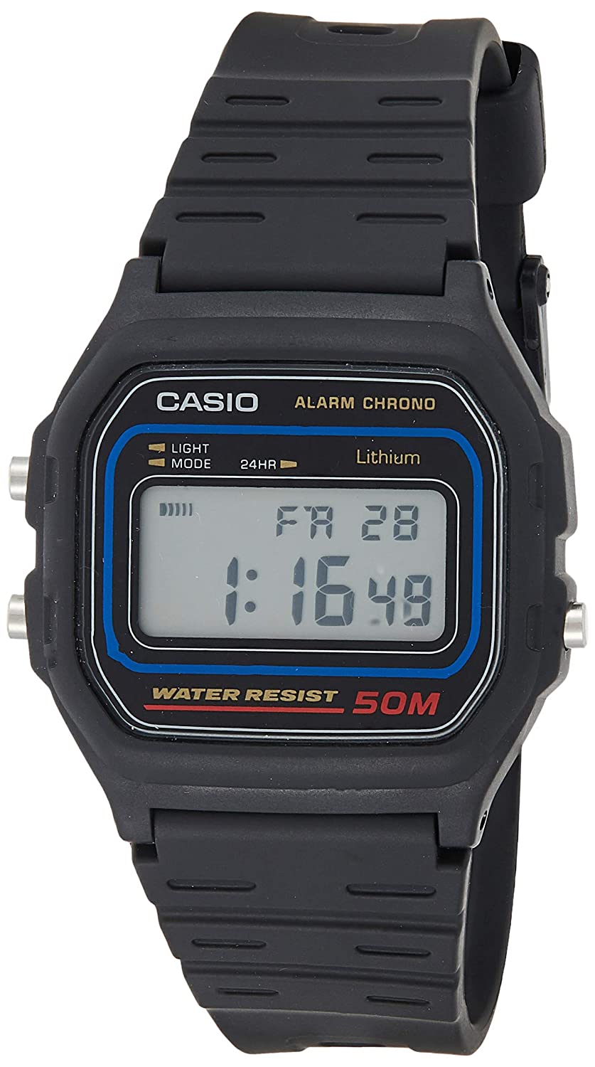 Casio Men's Classic Watch W-59-1VQD | Resin | Water-Resistant | Minimal | Quartz Movement | Lifestyle| Business | Scratch-resistant | Fashionable | Halabh.com