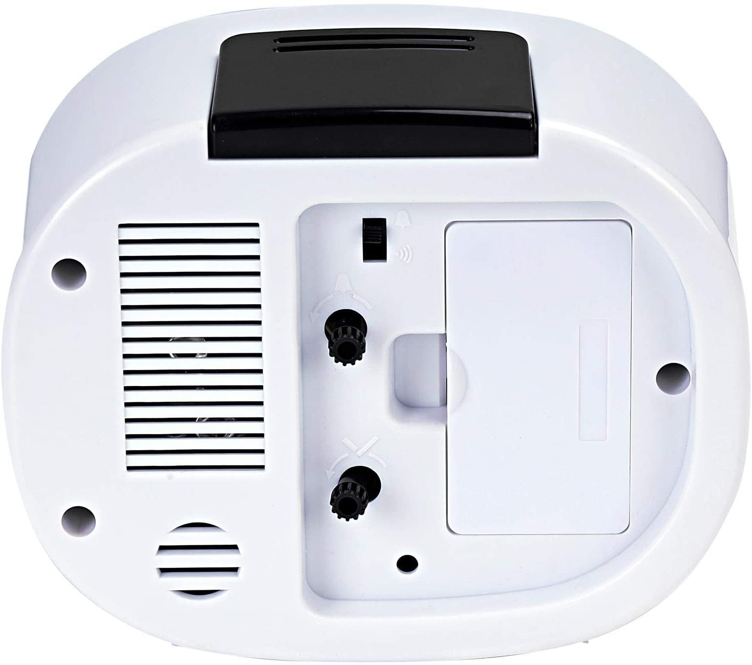 Geepas Bell Alarm Clock 1X50 | Reliable Timekeeping | Travel | Wake Up Routine | Snooze Function | Battery Operated | Portable | White Face | Halabh.com