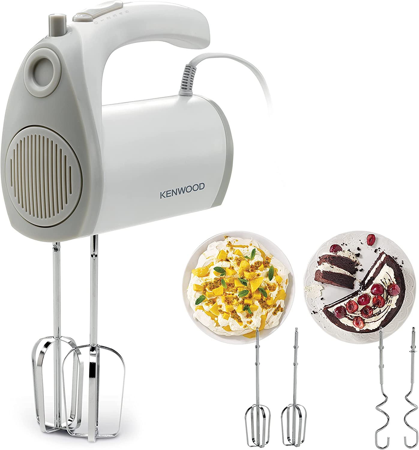 Kenwood Hand Mixer Electric Whisk White 300W