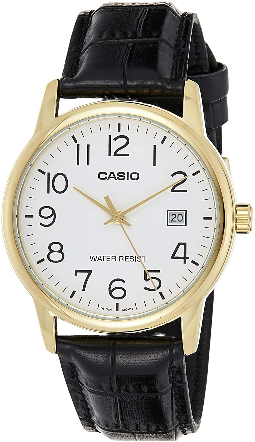 Casio Analog with Leather for Men's Watch | Watches & Accessories | Halabh.com