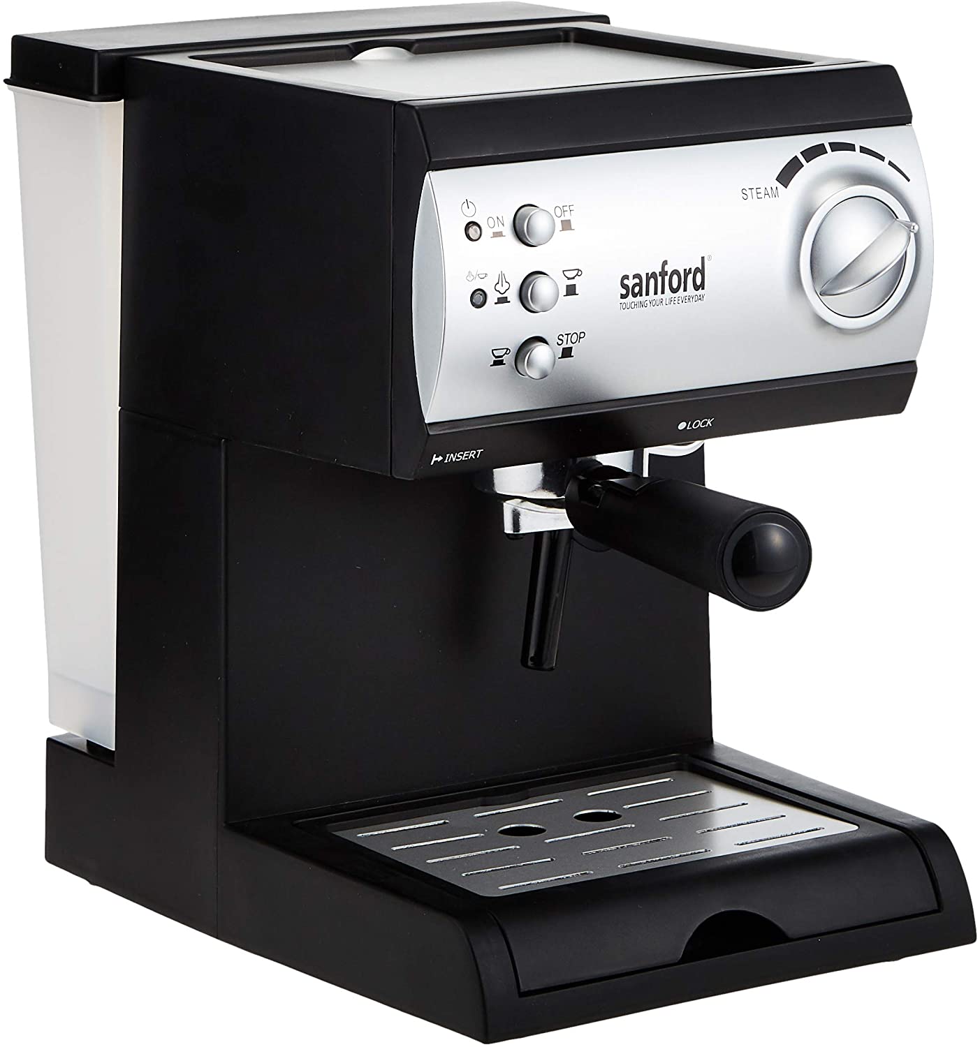 Sanford Espresso Coffee Machine 950W Black SF1399ECM BS