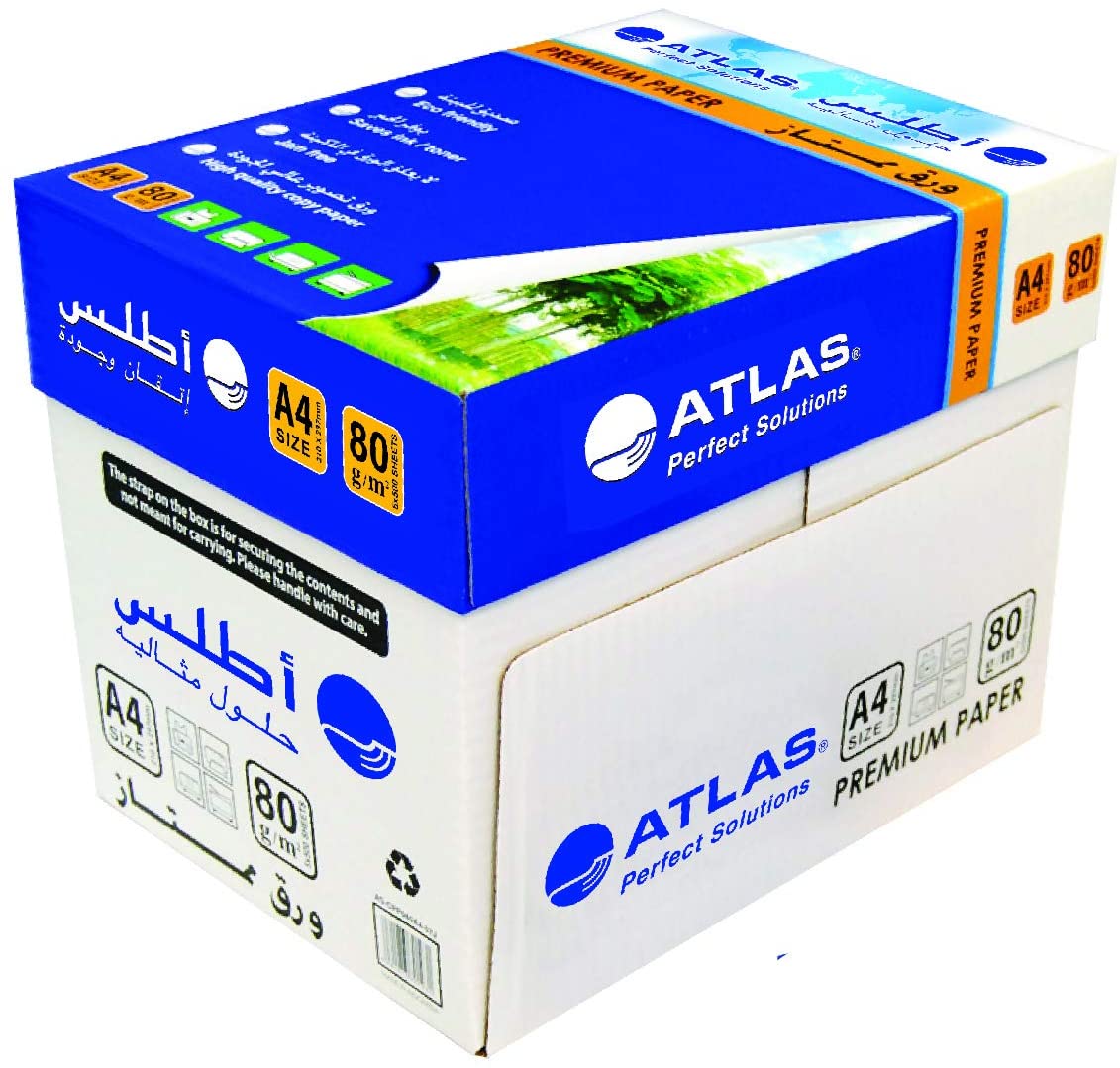 Atlas Copy Paper Premium A4 80g Rm500 Sheet