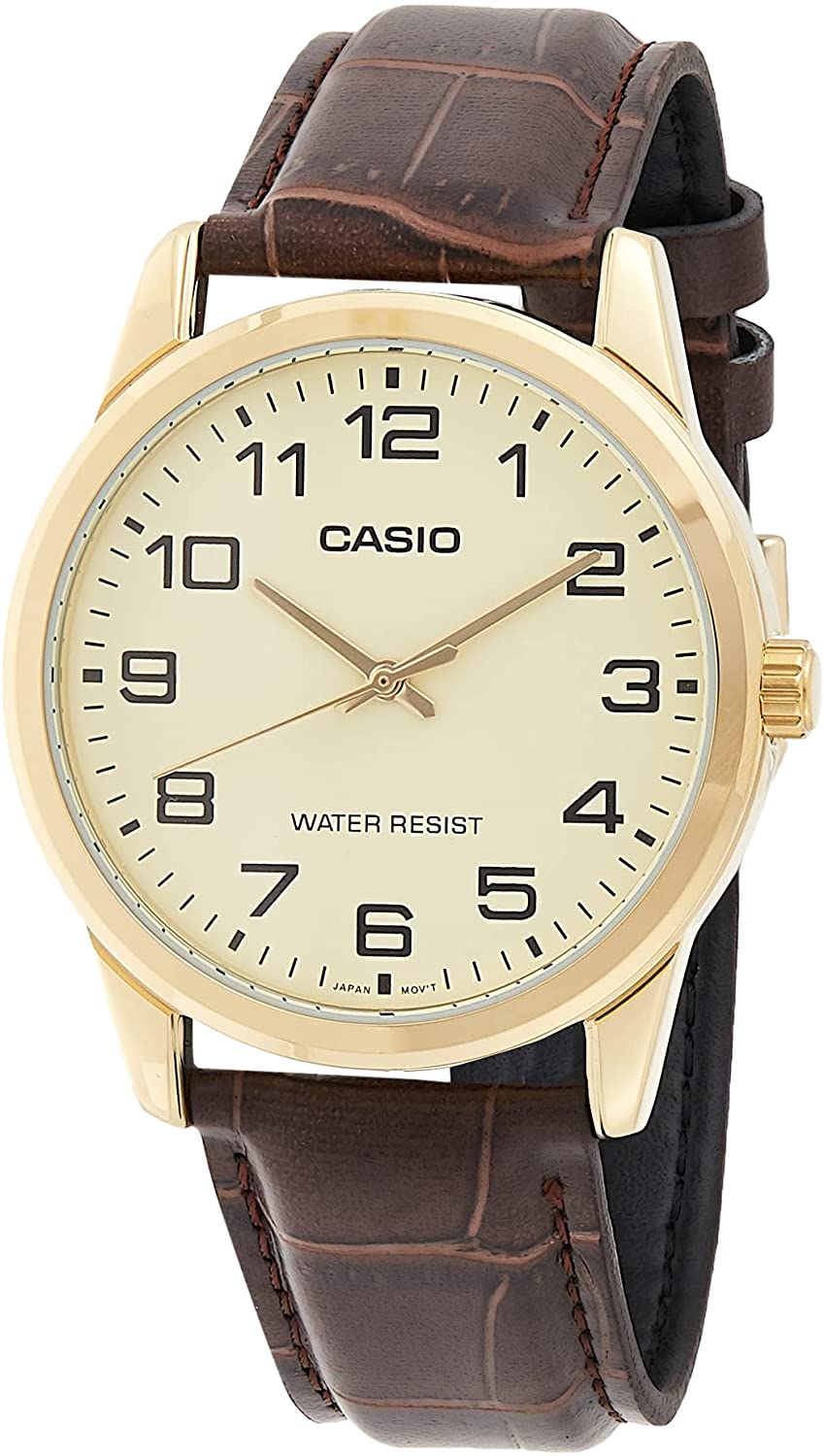 Casio Standard Men's Leather Quartz Watch | Watches & Accessories | Beast Watches in Bhrain | Halabh.com