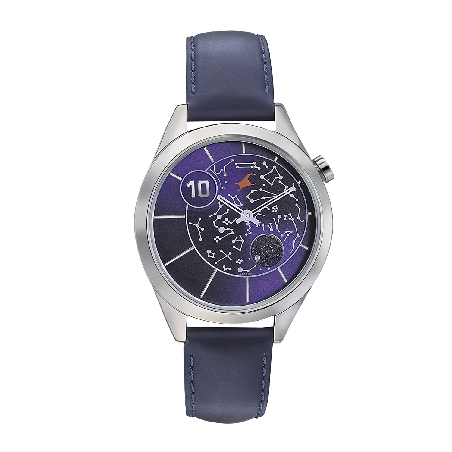 Fastrack Space Analog Women Watch 6193SL01 | Leather Band | Water-Resistant | Quartz Movement | Classic Style | Fashionable | Durable | Affordable | Halabh.com