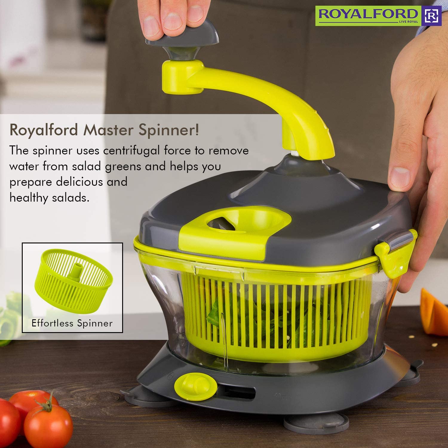Shop Royalford BPA Free Multi Hand Food Chopper | Manual Chopper | Halabh