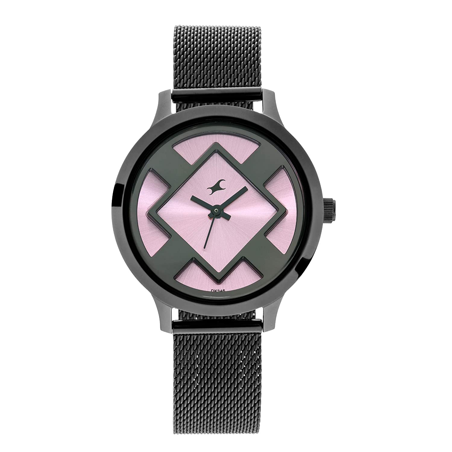 Fastrack Analog Women's Watch 6210NM02 | Stainless Steel | Mesh Strap | Water-Resistant | Minimal | Quartz Movement | Lifestyle | Business | Scratch-resistant | Fashionable | Halabh.com