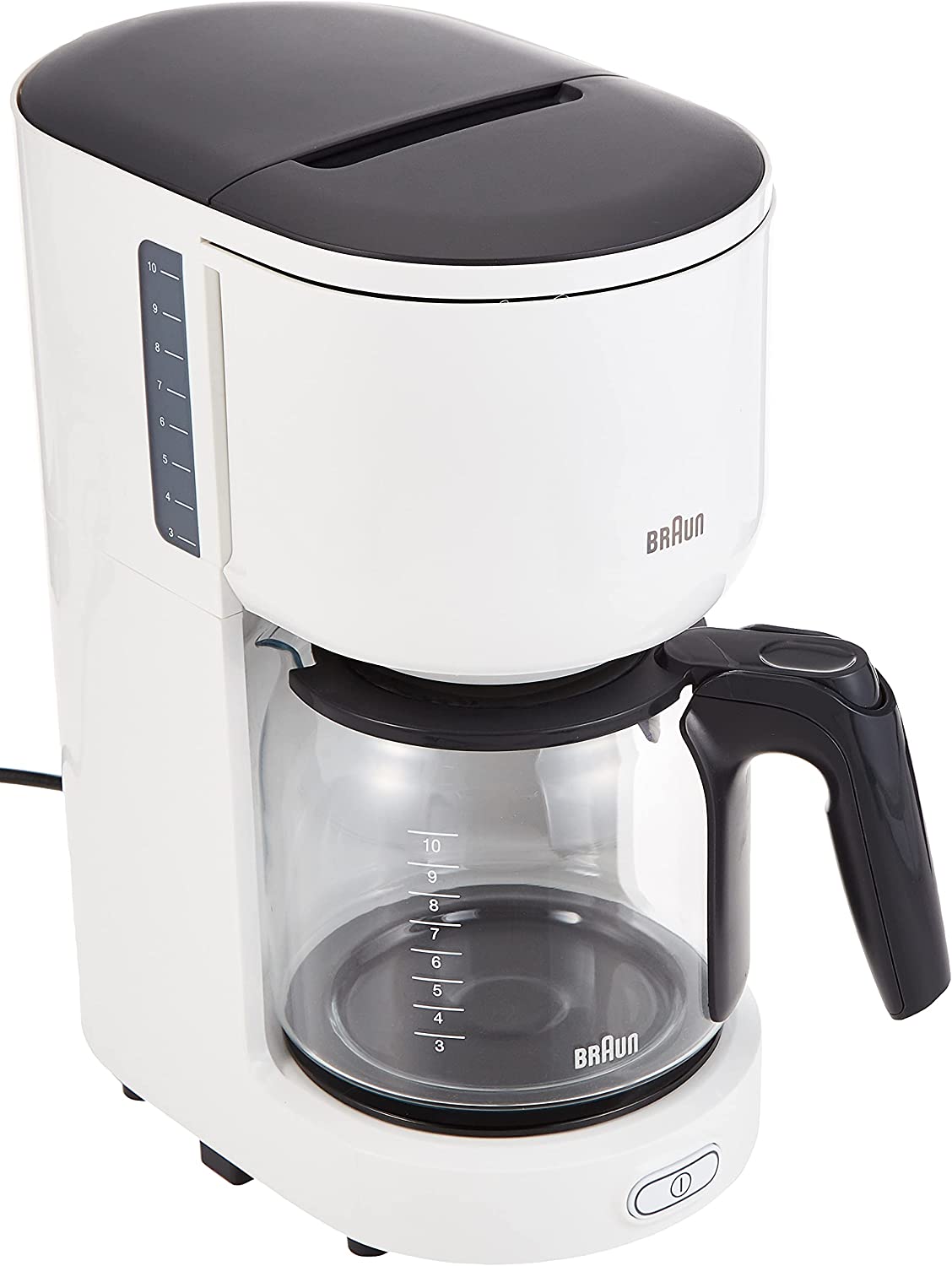 Braun PurEase Coffee Machine 1000 Watt White -  KF3100WH | Kitchen Appliance | Halabh.com